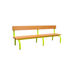 BANC AVEC DOSSIER TAILLE 1 L.200CM