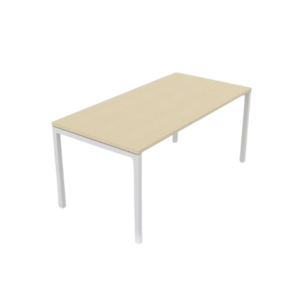 TABLE NOVA U 160*80 CHENE BLANCHI PIET ALU