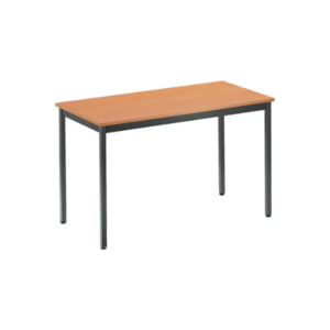 TABLE UNIVERSELLE 120*60 PLATEAU HETRE PIEDS ALU